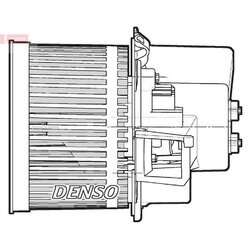 Vnútorný ventilátor DENSO DEA09063 - obr. 1