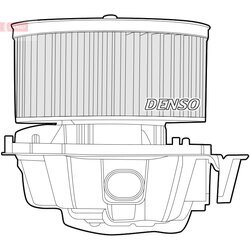 Vnútorný ventilátor DENSO DEA23014 - obr. 1