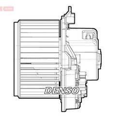 Vnútorný ventilátor DENSO DEA09072 - obr. 1