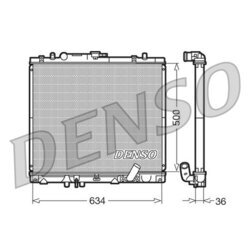 Chladič motora DENSO DRM45020