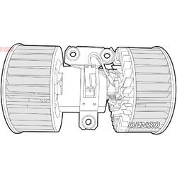 Vnútorný ventilátor DENSO DEA05002