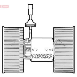 Vnútorný ventilátor DENSO DEA12001