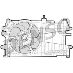 Ventilátor chladenia motora DENSO DER09033