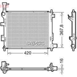 Chladič motora DENSO DRM43005