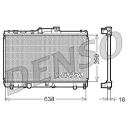 Chladič motora DENSO DRM50013