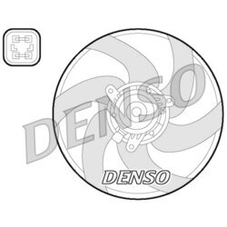 Ventilátor chladenia motora DENSO DER21022