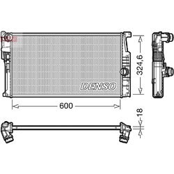 Chladič motora DENSO DRM05017