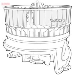 Vnútorný ventilátor DENSO DEA17006