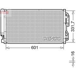 Kondenzátor klimatizácie DENSO DCN05105
