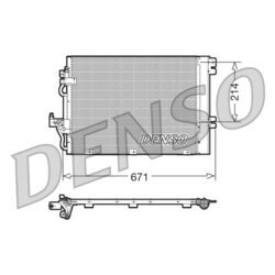 Kondenzátor klimatizácie DENSO DCN20009