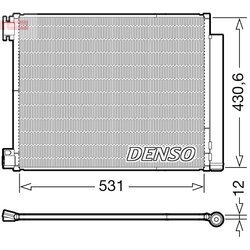 Kondenzátor klimatizácie DENSO DCN23039