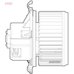 Vnútorný ventilátor DENSO DEA09024 - obr. 1
