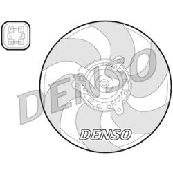 Ventilátor chladenia motora DENSO DER07009