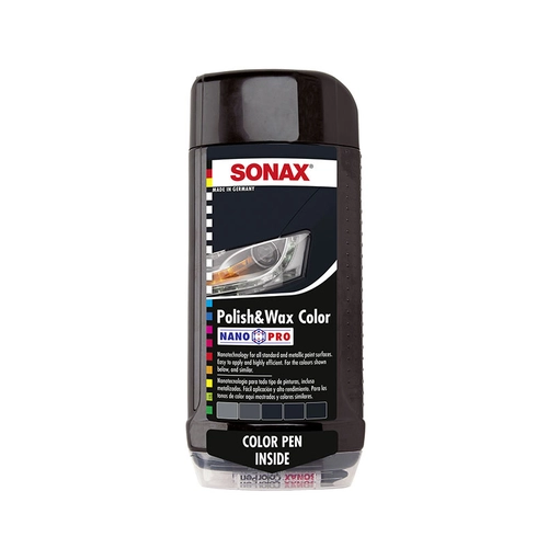 SONAX Farebná leštenka čierna 500ml