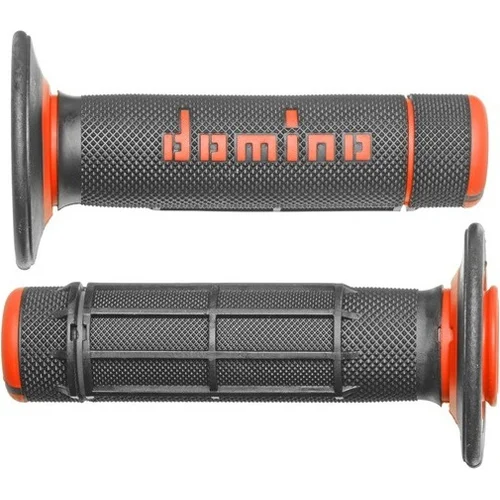 Držadlá A020 DOMINO A02041C4552A7-1 (offroad) dĺžka 118 mm, (sivo-oranžové)