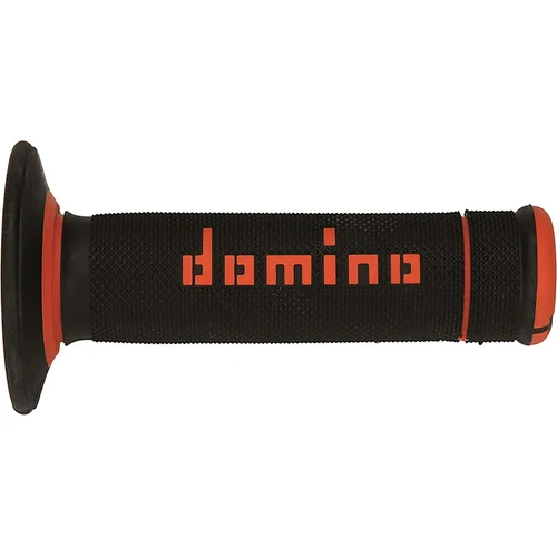 Držadlá A190 DOMINO A19041C4540A7-0 (offroad) dĺžka 123 + 120 mm, (čierno-oranžové)