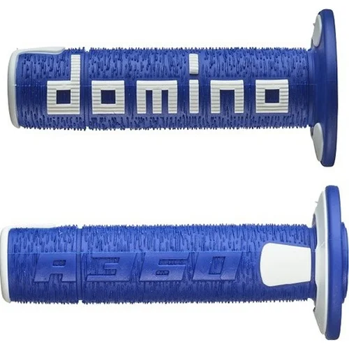 Držadlá A360 DOMINO A36041C4846A7-0 (offroad) dĺžka 120 mm, (modro-biele)
