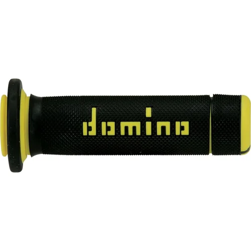 Gripy A180 (ATV) dĺžka 118 + 122 mm, DOMINO (čierno-žlté)