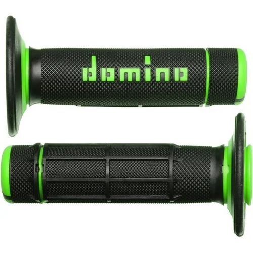Držadlá A020 DOMINO A02041C4440A7-1 (offroad) dĺžka 118 mm, (čierno-zelené)
