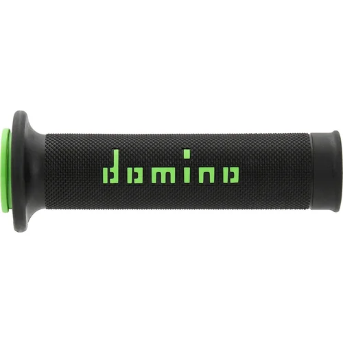 Držadlá A010 DOMINO A01041C4440B7-0 (road) dĺžka 120 + 125 mm, (čierno-zelené)