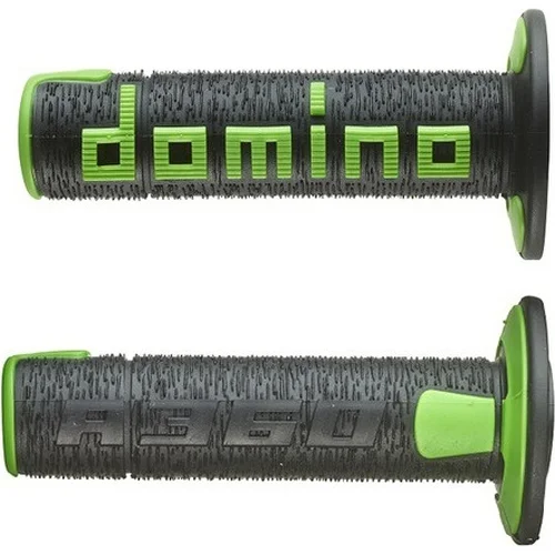 Držadlá A360 DOMINO A36041C4044A7-0 (offroad) dĺžka 120 mm, (čierno-zelené)