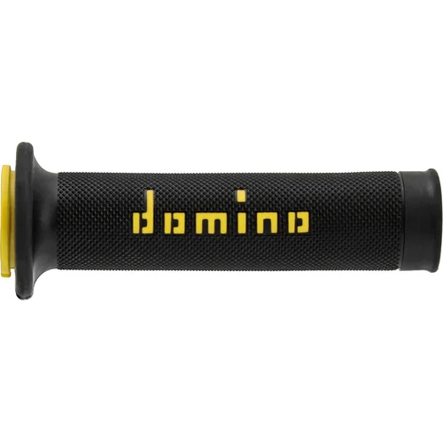Držadlá A010 DOMINO A01041C4740B7-0 (road) dĺžka 120 + 125 mm, (čierno-žlté)
