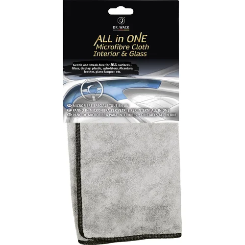 Utierka z mikrovlákna Dr. Wack 4140 (pre sklá a interiér) ALL in ONE Microfibre cloth