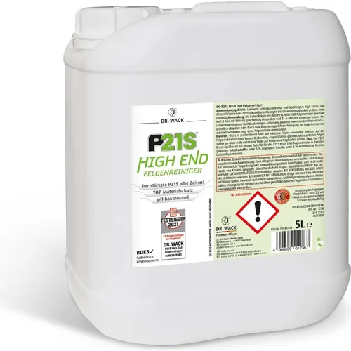Gélový čistič ráfkov kol s reakciou so železitými kontaminantmi HIGH END Wheel Cleaner 5 l Dr. Wack 1236