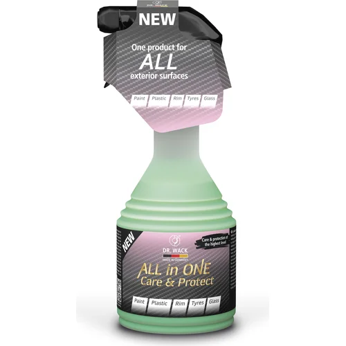 Univerzálny prípravok na ochranu laku Dr. Wack 4180 skiel, plastov, pneumatík a ráfikov ALL IN ONE Care & Protect 500 ml