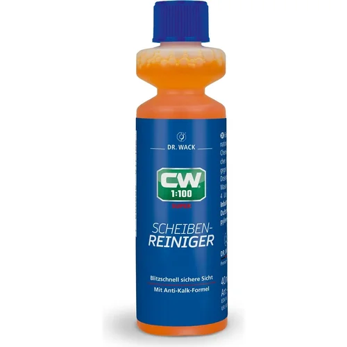 Kvapalina do ostrekovačov malé balenie Dr. Wack 1749 (koncentrát 1:100, 40 ml = až 4 l) Super Screenwash