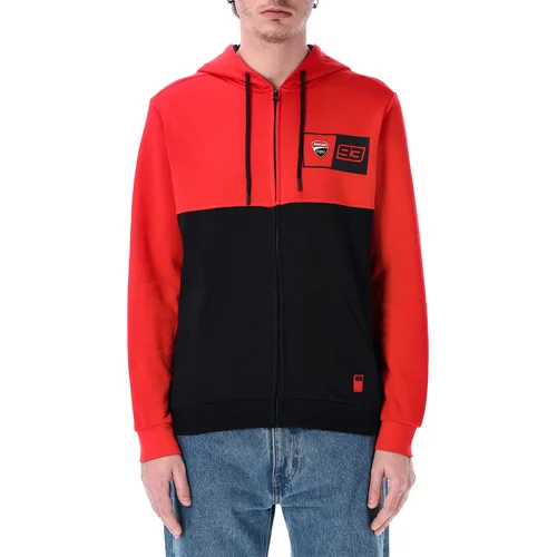 Mikina na zip Marc Marquez Ducati 9999224515012 Corse, (červená, čierna, veľkosť XL)