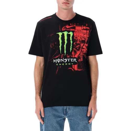 Tričko CORSE Ducati 9999224330240 MONSTER ENERGY, (čierna, červená, veľkosť L)