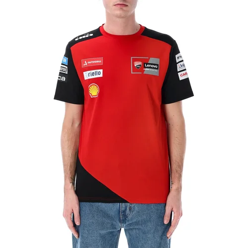 Tričko TEAM Corse Ducati 9999223939109 (červená, čierna, veľkosť M)