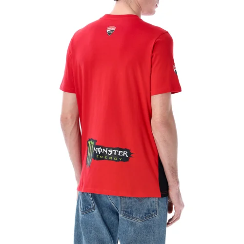 Tričko CORSE MONSTER ENERGY, (čierna, červená, veľkosť M) /Ducati/ - obr. 1