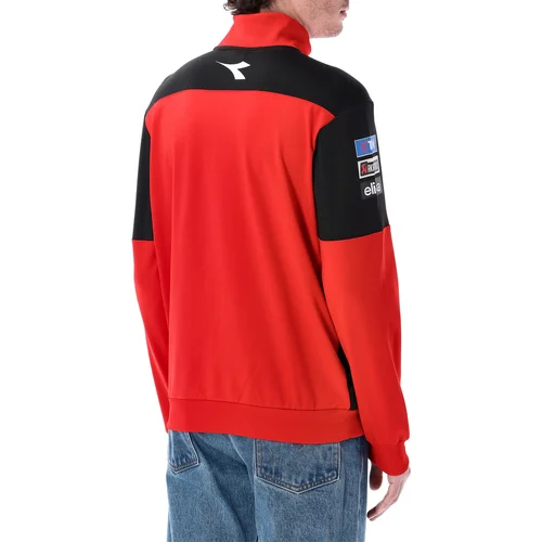 Mikina na zip TEAM Corse (červená, čierna, veľkosť M) /Ducati/ - obr. 1