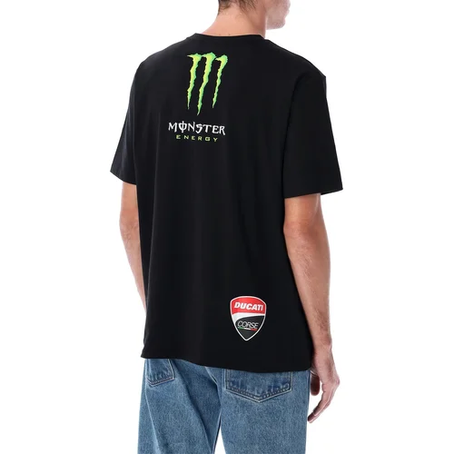 Tričko CORSE MONSTER ENERGY, (čierna, červená, veľkosť S) /Ducati/ - obr. 1