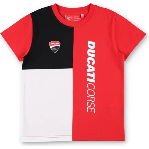 Tričko CORSE detské Ducati 9999223918340 (červená, biela, veľkosť 8-10 rokov)