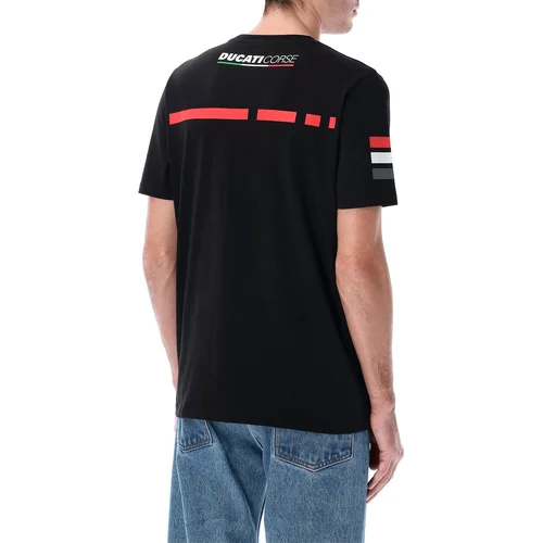 Tričko CORSE (čierna, červená, veľkosť 2XL) /Ducati/ - obr. 1