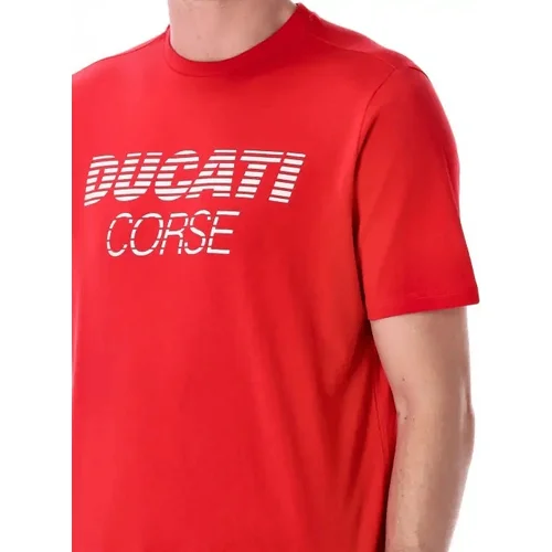 Tričko CORSE 9999219985615 (červená, veľkosť S) /Ducati/ - obr. 3