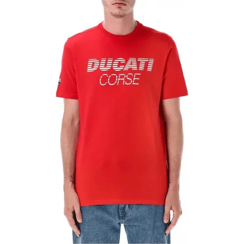 Tričko CORSE 9999219985615 (červená, veľkosť S) /Ducati/