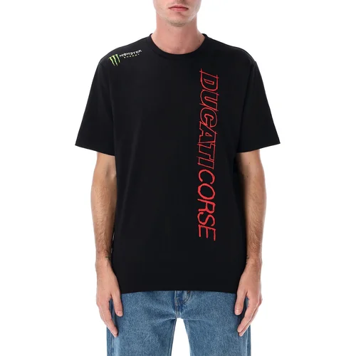 Tričko CORSE Ducati 9999224330349 MONSTER ENERGY, (čierna, červená, veľkosť 2XL)
