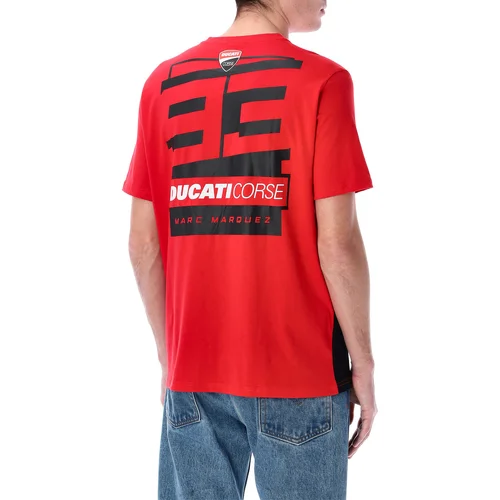 Tričko Marc Marquez Corse, (červená, čierna, veľkosť L) /Ducati/ - obr. 1