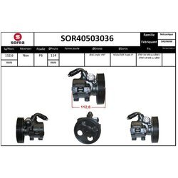 Hydraulické čerpadlo pre riadenie EAI SOR40503036