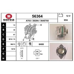 Alternátor EAI 56364