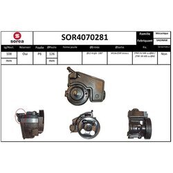 Hydraulické čerpadlo pre riadenie EAI SOR4070281