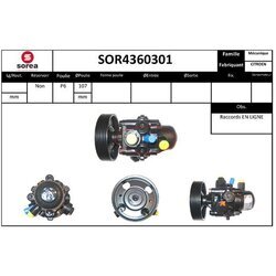 Hydraulické čerpadlo pre riadenie EAI SOR4360301
