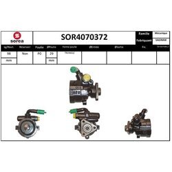 Hydraulické čerpadlo pre riadenie EAI SOR4070372