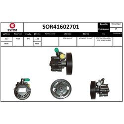 Hydraulické čerpadlo pre riadenie EAI SOR41602701