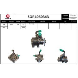 Hydraulické čerpadlo pre riadenie EAI SOR4050343