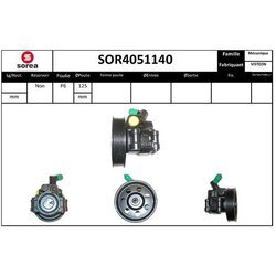 Hydraulické čerpadlo pre riadenie EAI SOR4051140